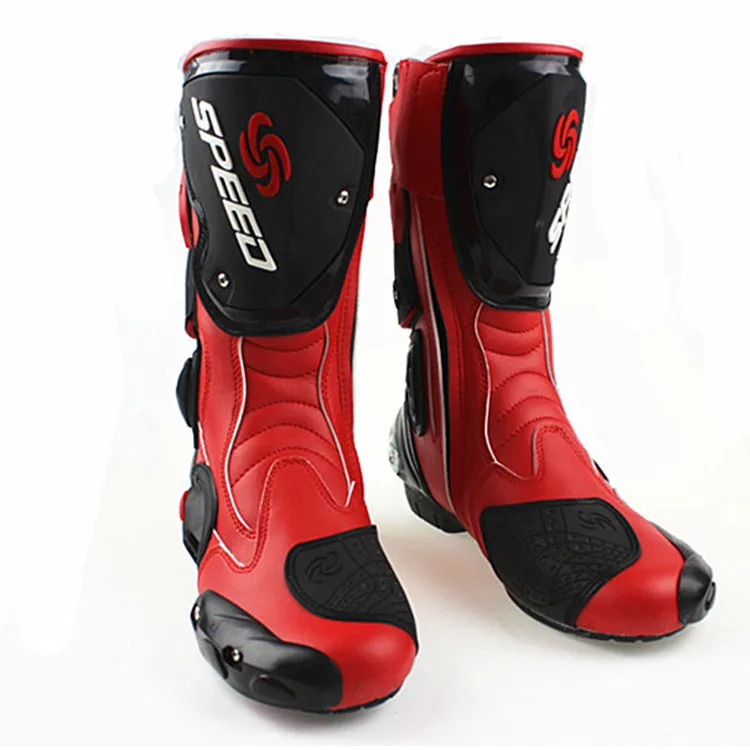 Bottes d\'équitation de course de moto, bottes de Motocross, bottes de moto, nouveau modèle