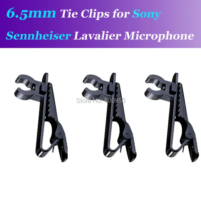 

3Pcs 6.5mm Spare Replaceable Mic Clip for Sennheiser ME2 Sony V1 D11 Lavalier Lapel Microphones