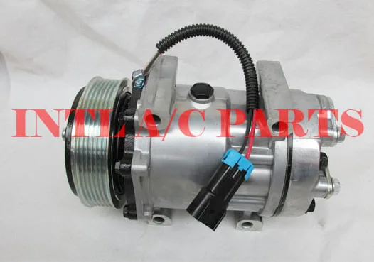 

4757 4891 4494 8088112 20501069 Sanden 7H15 7S15 709 SD709 SD7H15 auto ac compressor for Kenworth/Peterbilt/Volvo/GM Trucks 6pk