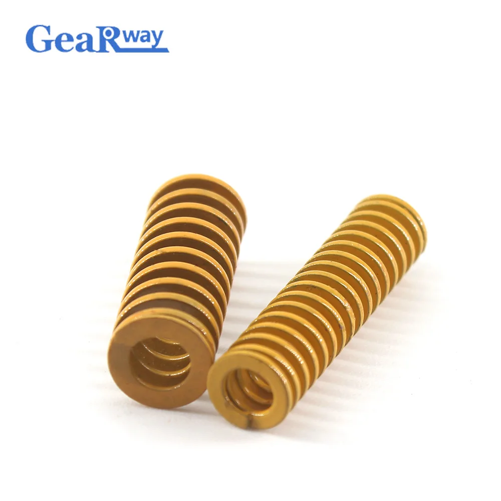 Engrenway-molas amarelas para compressão, 4 peças, molas de compressão tf14x20/14x2 5/14x3 0/14x5 0/14x55mm