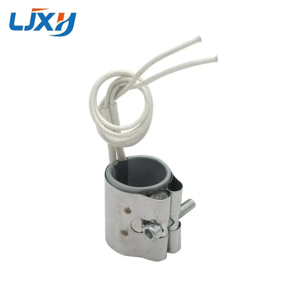 LJXH 2pcs Band Heater Stainless Steel Wattage 110W/130W/150W 220V Inner Dia.30mm Height 40mm/45mm/50mm for Electronic Equipment