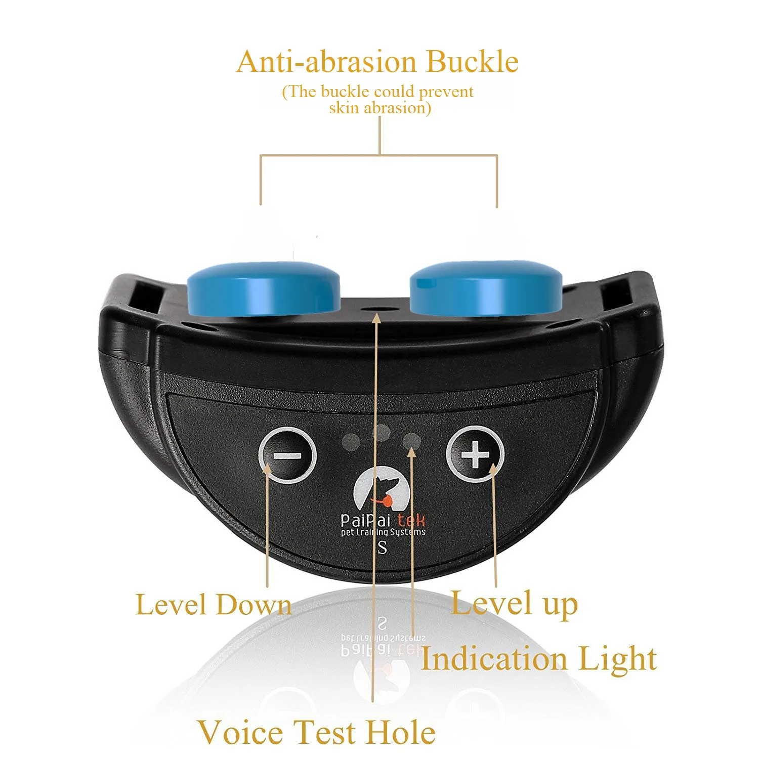 Dog Stop Bark Collar 1-5 Adjustable Sensitive Rechargeable Bark Shock Collar for Small Dog Necklace Russian warehouse in stock