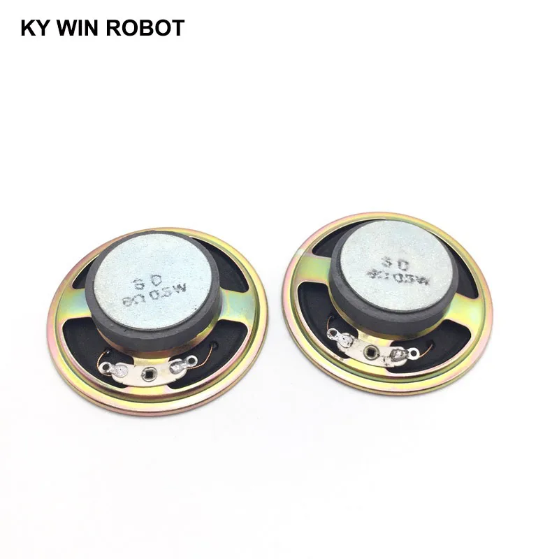 2pcs/lot New Magnetic Paper Cap Cone speaker 8 ohms 0.5 watt 0.5W 8R speaker Diameter 57MM 5.7CM thickness 17MM