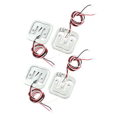 4Pcs 4x5Kg 3-Wire Half Bridge Scale Electronic Weighing Resistance Train Sensor