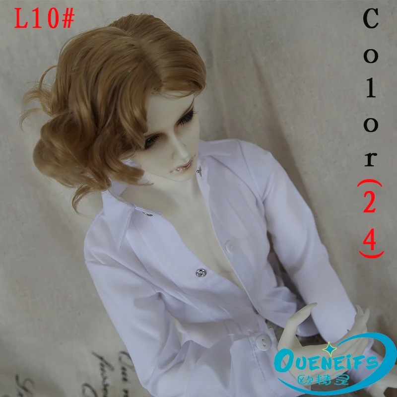 

Парик для BJD Dollfree, бесплатная доставка, размер 9-10 дюймов, 1/3, высокая температура, парик для мальчика, Короткие bjd SD куклы, парики, модный тип, ручная работа, сделай сам