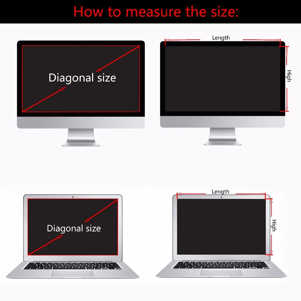 20 Inch 16:9 44.1Cm * 24.8Cm Notebook Computers Privacy Filter Screen Protectors Laptop Privacy Computer Monitor Beschermfolie