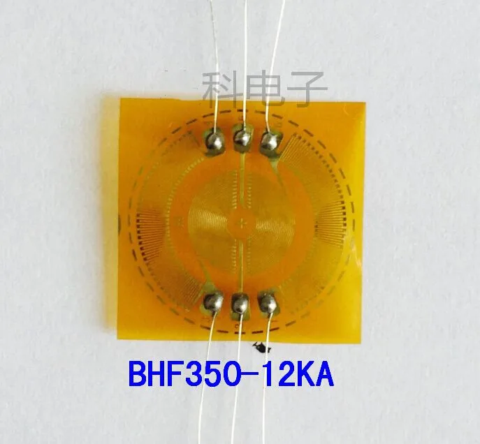 KA series Wafer strain gauge / round diaphragm / whole bridge strain flower BHF350-12KA Full bridge strain gauge pressure sensor