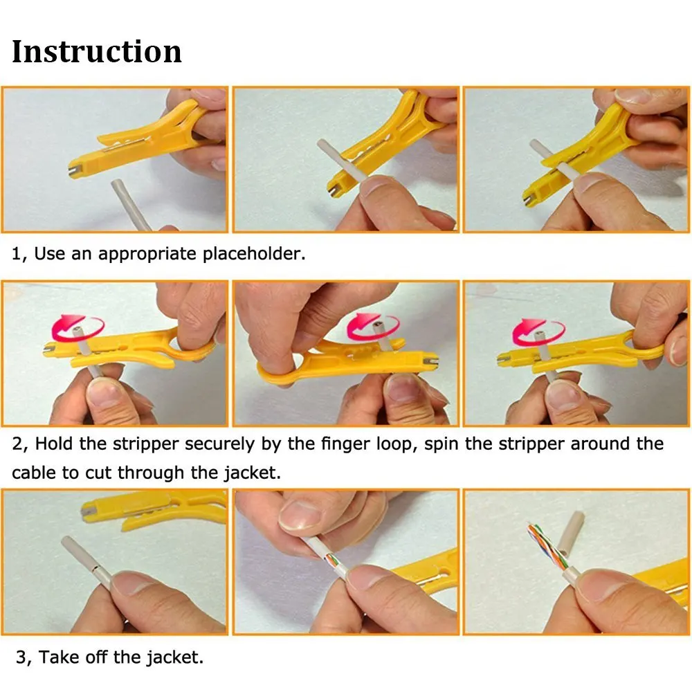 2pcs/lots Cable Cutter Automatic Sale Cable Simple Mini Plier Practical Punch Down Network UTP Cable Cutter Stripper Hand Tools