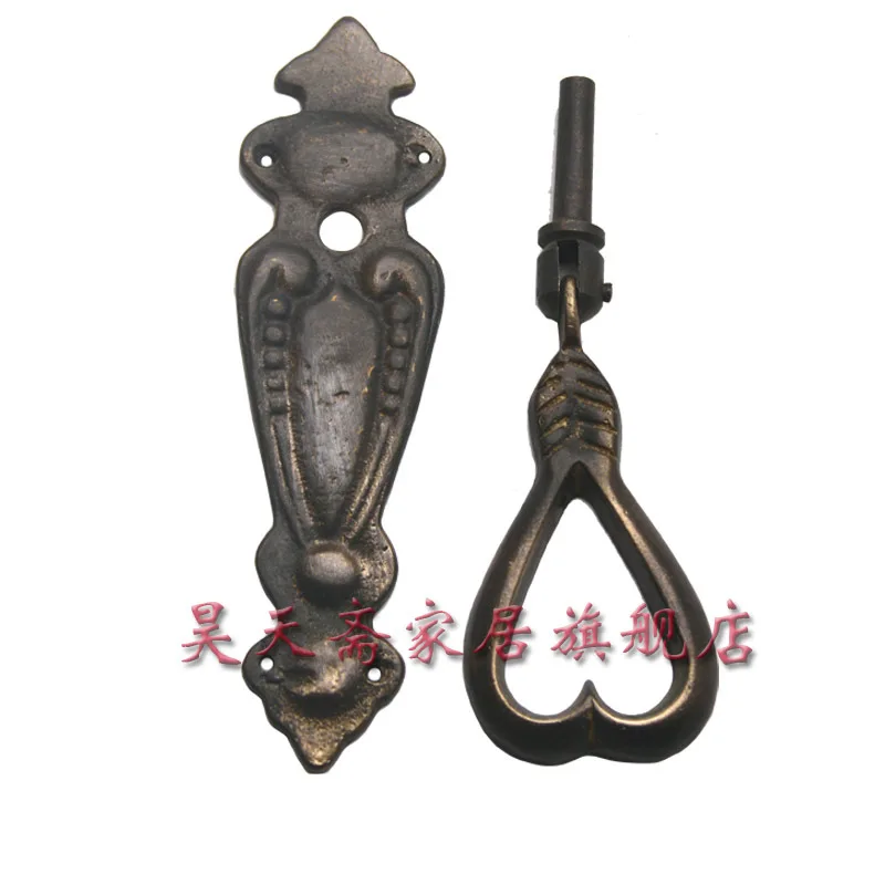 [Haotian vegetarian] antique copper handle / Antique Hardware / ancient Accessories / copper ornaments HTD-033