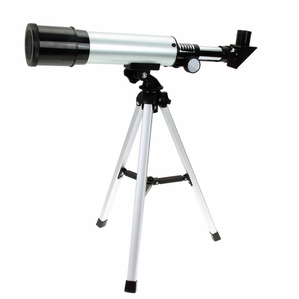 F36050M 360/50mm Refractive Astronomical Telescope with Portable Tripod Spotting Scope Outdoor Monocular Astronomical Telescopes