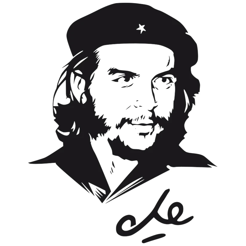 CS-872# Black Transparent Che Guevara car sticker vinyl decal for auto car stickers styling car decoration choose size