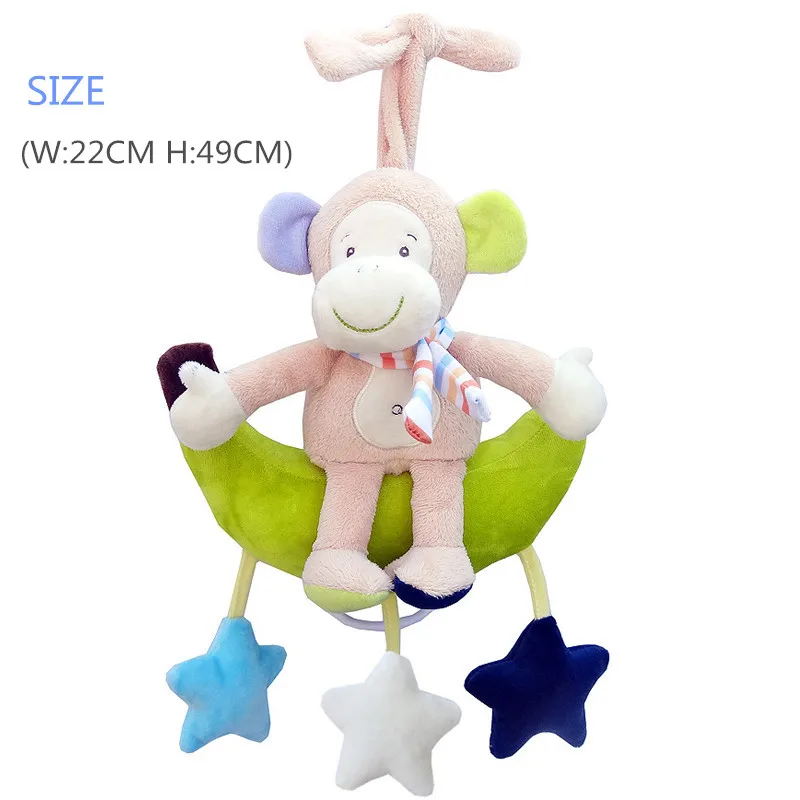 Giocattoli musicali per bambini 0-12 mesi peluche cartone animato passeggino appeso giocattolo Bebek Oyuncak Brinquedos Para Bebe