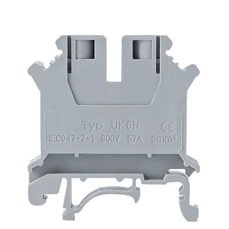 UK6N UK Series DIN Rail Screw Clamp Terminal Blocks