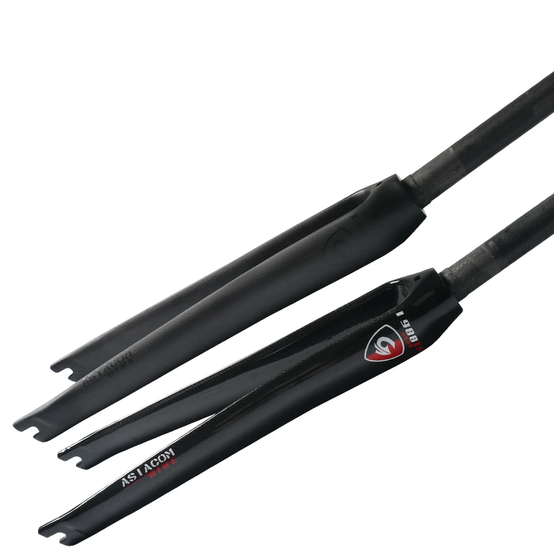Najnowszy rower szosowy ASIACOM aero 3K UD 12K widelec z włókna węglowego widelec rowerowy z włókna węglowego lekki rower gąsienicowy widelec przedni z włókna węglowego twardy