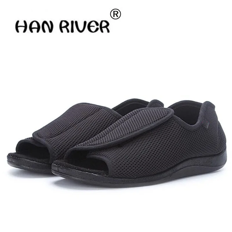 

Spring/summer Diabetic shoes foot wide old man's foot deformation middle-aged shoes foot puffy external deformation nursing clo