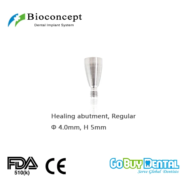 

Bioconcept Hex Regular healing abutment D4.0mm, height 5mm(324030)