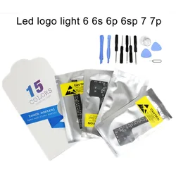 Touchable Led Light Touch Glowing Logo for Iphone 7 7 Plus Glowing LED logo led mod for Iphone 6 6Plus 6S  With Tools