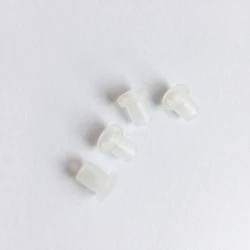 4 Pcs CISS Hollow Plugs White Transparent Ink Rubber Plug Empty Connector For Cartridge