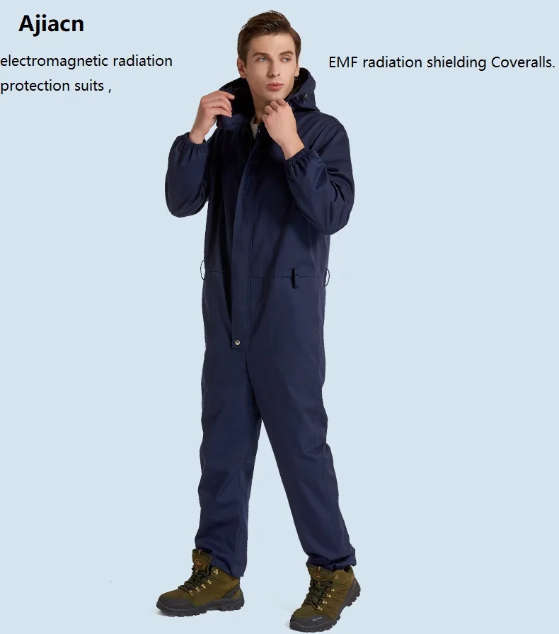 

Ajiacn electromagnetic radiation protection suits ,EMF shielding Coveralls,protect against computer, WIFI, monitoring radiation.