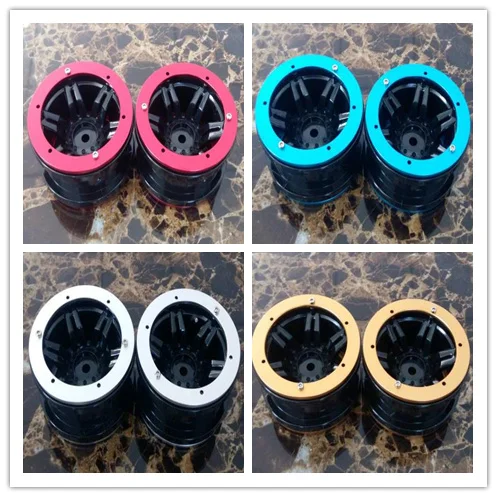 

4PCS/bag 2.2 inch Beadlock Wheel Rim Hubs for 1/10 RC Monster truck Rock Crawler rr10 r1 scx10 rc4wd Axial SCX10 YETI TF2