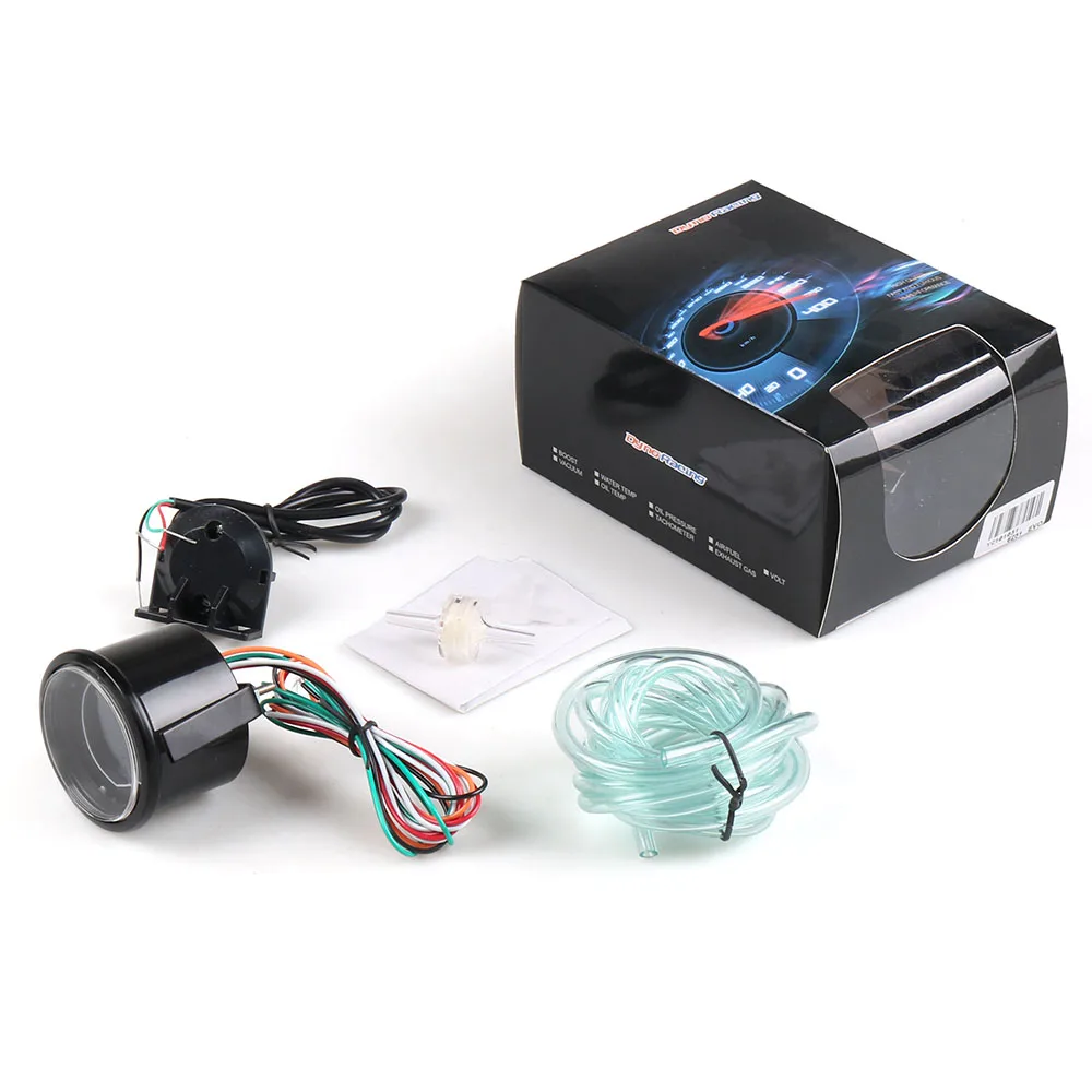 52mm 2 Inch Car EVO Digital Turbo Boost Gauge Psi Blue /Red LCD Turbo Boost Meter with sensor  TT101031