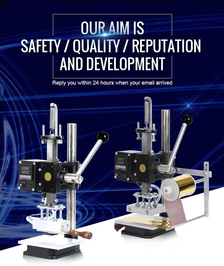 

Gold stamping machine