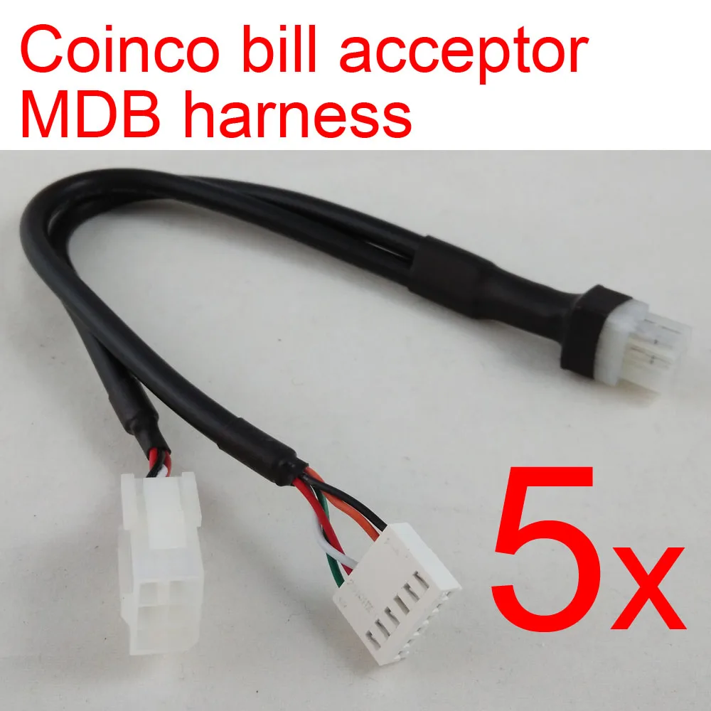 MDB harness cables for bill acceptor coin validator