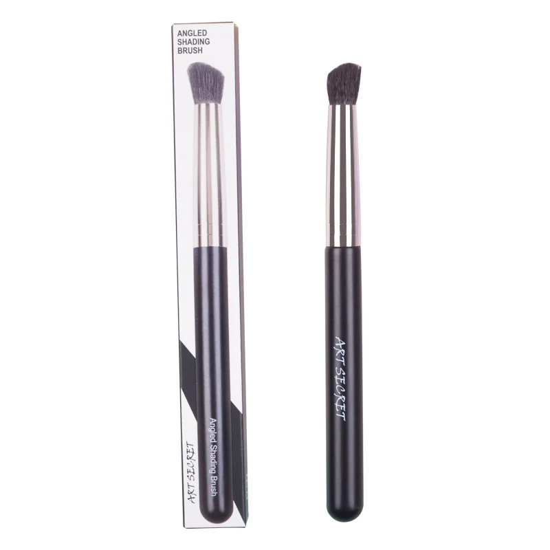 ArtSecret SM19 High Quality Angled Shading Brush Squirrel Hair Mixed Matte Black Handle Pro Makeup Cosmetic Tool