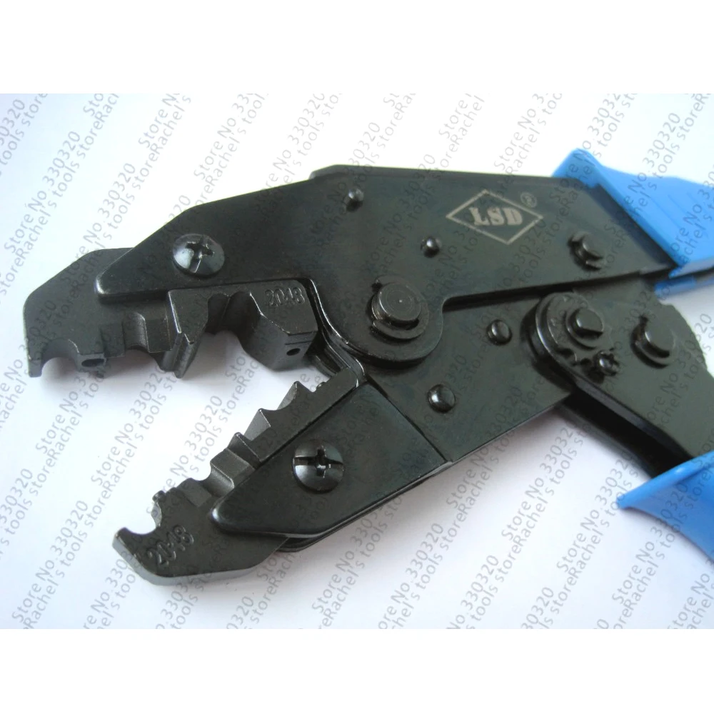 Spark plug wires crimping tool LS-2048 ratchet crimp tool for crimping and stripping spark plug wire hand crimping plier crimper