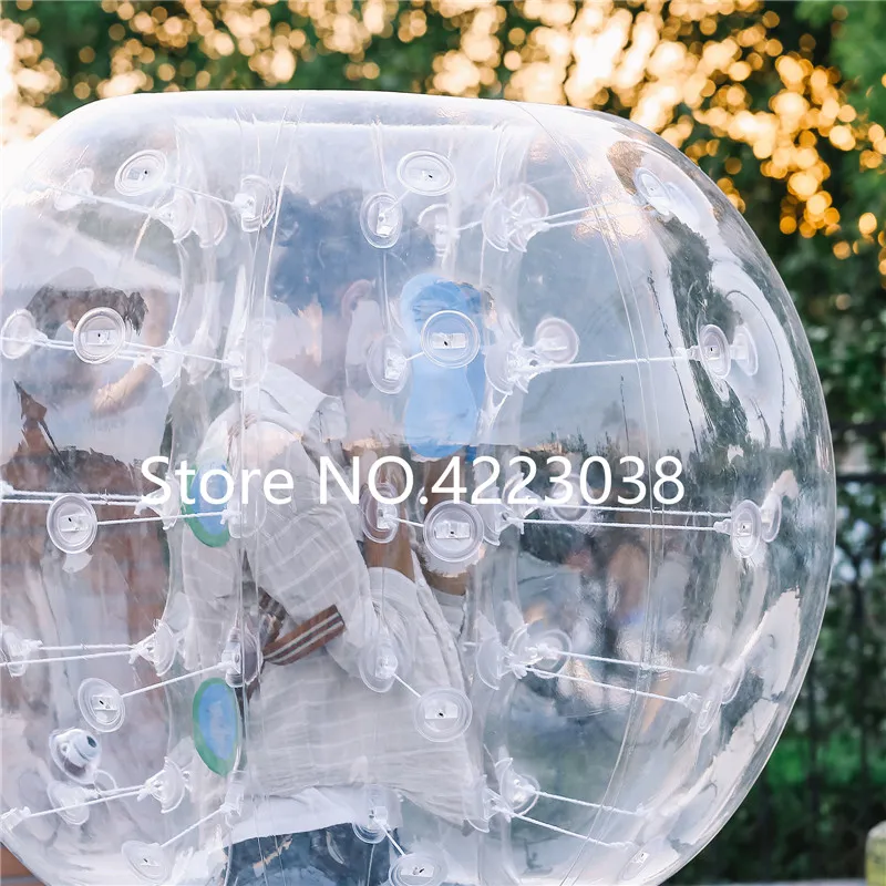 Free Shipping 0.8mm PVC 1.5m Inflatable Human Hamster BaIl nflatable Bubble Ball Bubble Bumper Football Air Bubble Soccer Ball