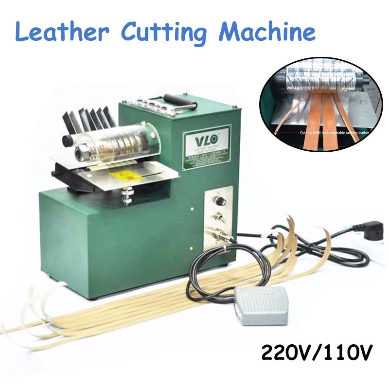 

220V/110V 1400r/min Electrostatic Strip of Leather Cutting Machine Leather Cutter