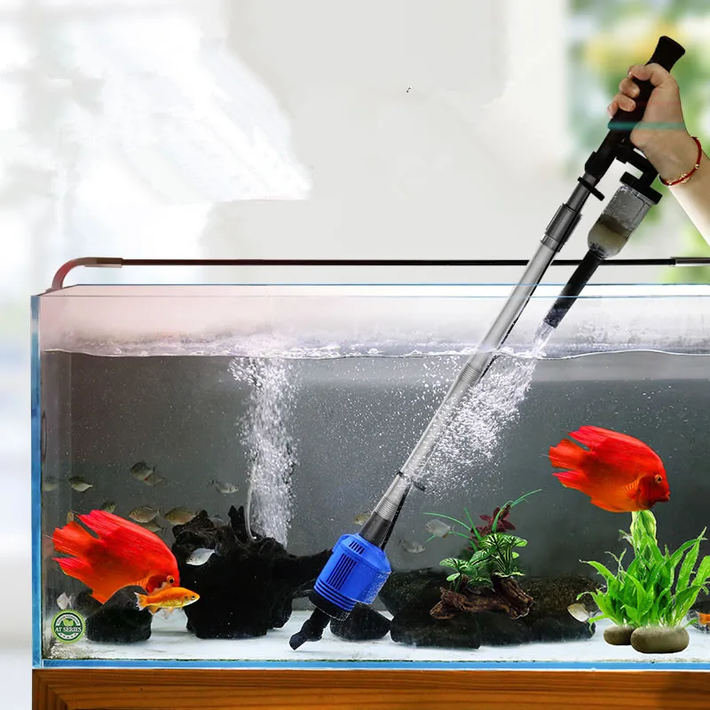 SUNSUN Aquarium Water Heater Electric Water Pump Fish Drainage Sand Washer Sucker Cleaner Cleaning Tool