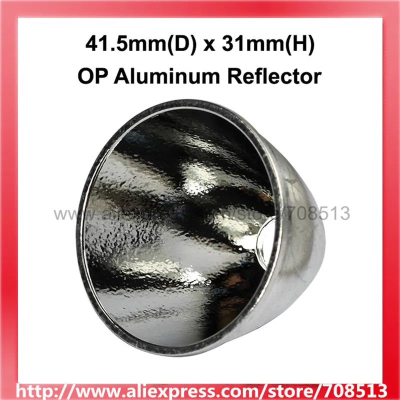 

41.5mm(D) x 31mm(H) OP Aluminum Reflector