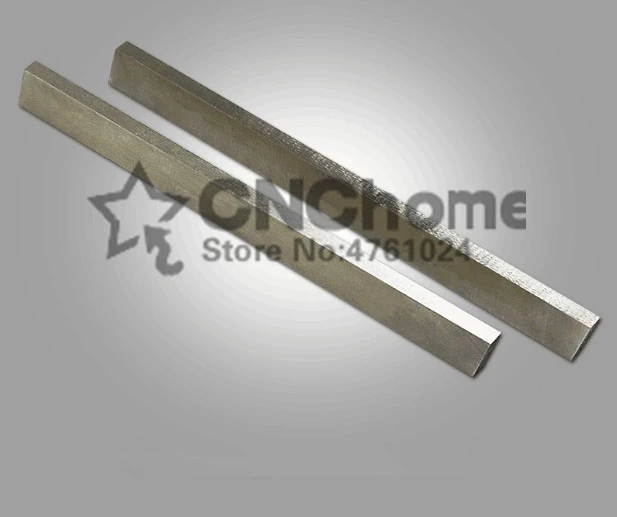 2pcs HRC60 3*12*200mm High-speed steel Sharp steel STEEL BILLETS blade Flat HSS Turning tool DIY knife material, Lathe tool