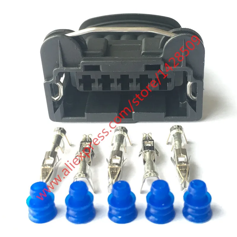 1 Set 5 Pin Junior Power Timer JPT AMP Female Sealed Automotive Connector 282193-1