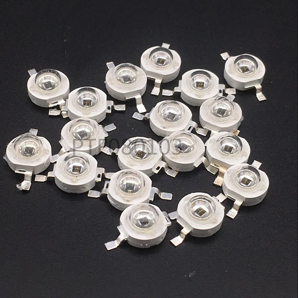 

10pcs Red light 850nm 3w 5w deep red led chip epistar 3w 5w 850nm red led chip with 20mm heatsink for plant growing