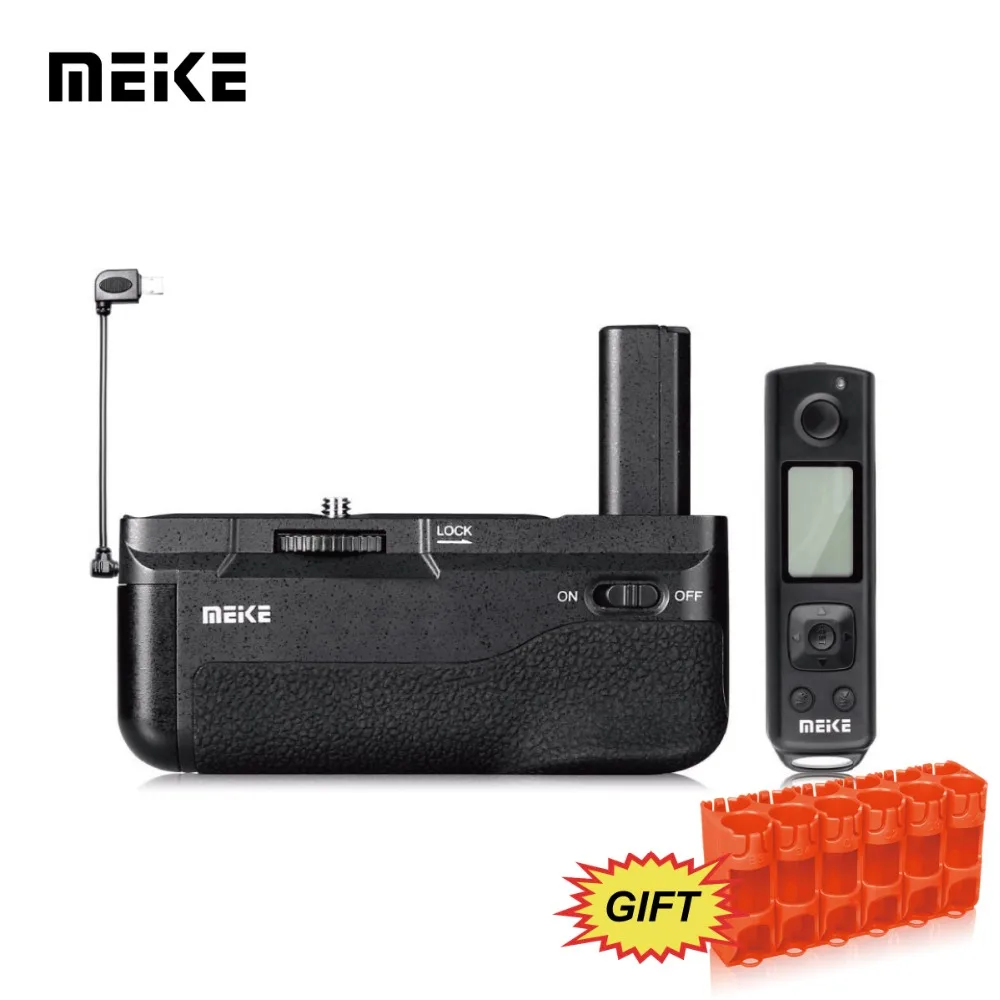 

Meike MK-A6500 Pro Battery Grip for Sony A6500 Mirroless Camera with 2.4G Wireless 100M Remote Control