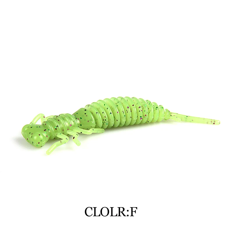 2019 NEW Supercontinent Larva Soft Lures  Artificial Lures Fishing Worm Silicone Bass Pike Minnow Swimbait Jigging Plastic