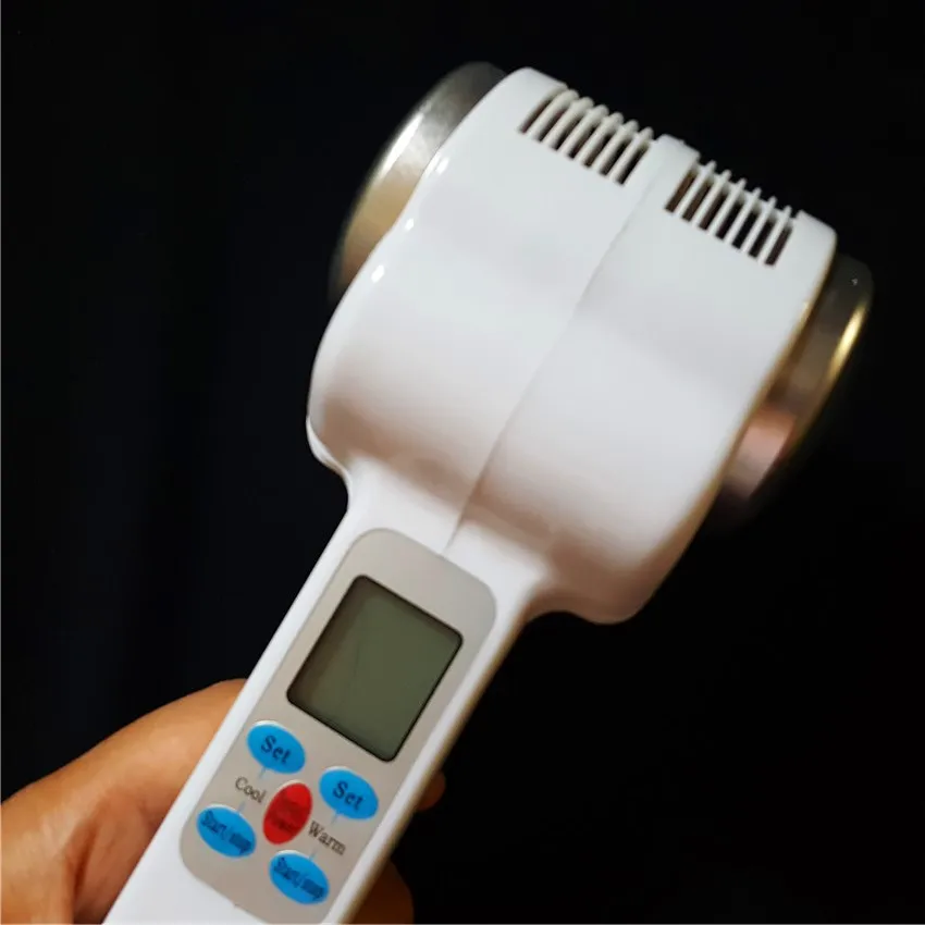 Potente Estiramiento Facial ultrasónico, cuidado de la piel, masajeador vibratorio, limpiador, eliminador de arrugas, masajeador de belleza Facial, martillo frío y caliente