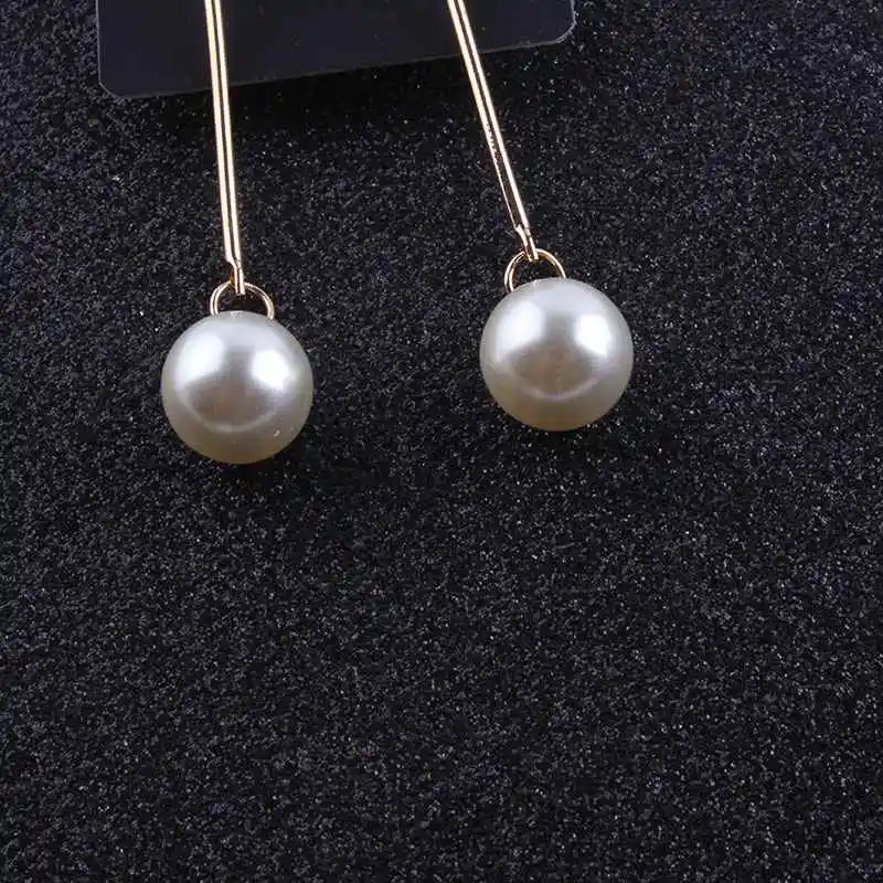 JIOFREE Fashion Wedding party Gift Elegant imitation pearl clip on earrings without pierced earrings no ear hole clip jewelry