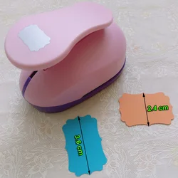 DIY Paper Tag Card Cutter, Scrapbook Shaper, Grootschalige Embossing Device, Hole Punch, Handgemaakte Craft, Cadeau voor Kinderen, 1.5