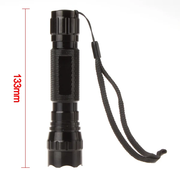 WF-501B Super Bright LB-XL T6 LED Flashlight Torch 5 Mode 500Lm Aluminum LED Flash Light for Outdoor Camping Hiking