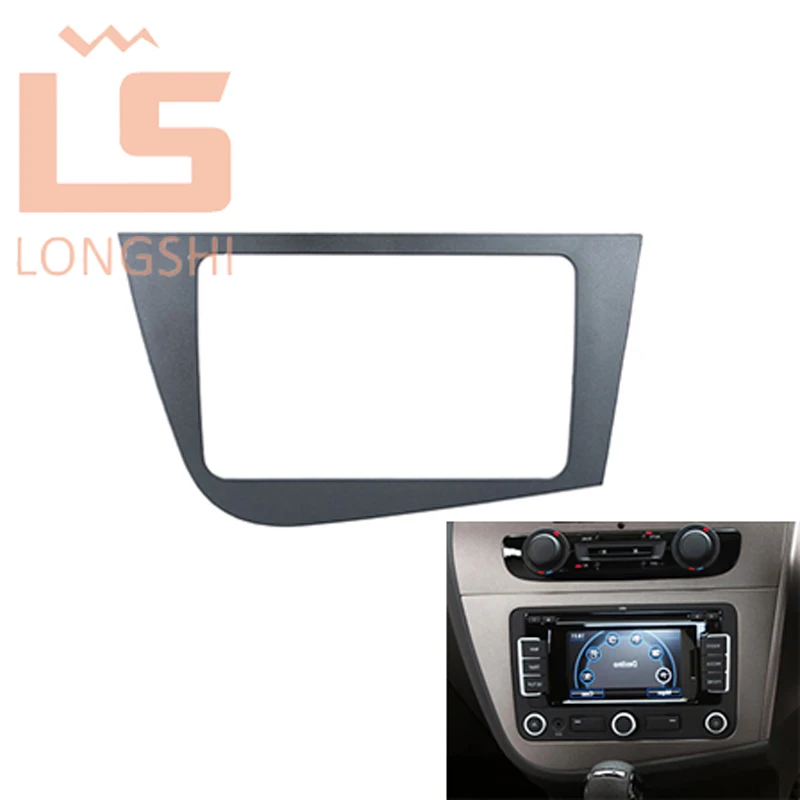 

2DIN Car Stereo Radio GPS Navigation plate panel Frame DVD panel Fascia for 2005-2011 Seat Leon left right hand driving (RHD)