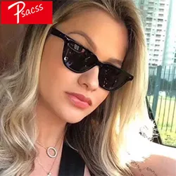 Psacss Sunglasses Women Cat Eye Cute Sexy Famous Luxury Brand Designer Retro Small Frame HD Sun Glasses Lunette De Soleil Femme