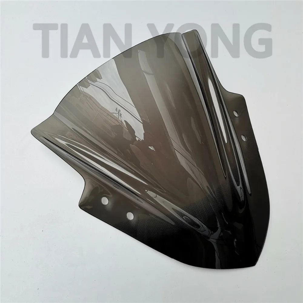 Motorcycle Accessories For Kawasaki Ninja 300 Windshield Wind Deflectors Smoke Clear smoke Windscreens Acrylic