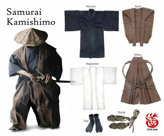 

1/6 scale figure accessories Japanese samurai suit clothes for 12" action figure doll.not included doll and other D1857