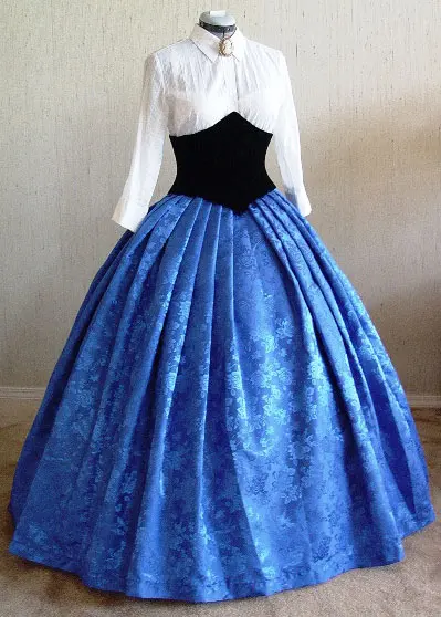

Victorian Dresses Victorian Civil War Ball Gowns Reenactment Costumes dress custom made