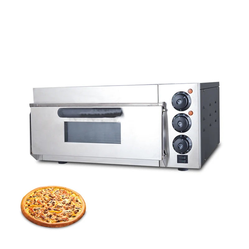 فرن البيتزا الكهربائية كعكة الدجاج المحمص طباخ البيتزا/فرن الطلاء الكهربائي طبقة واحدة الخبز آلة خبز البيتزا