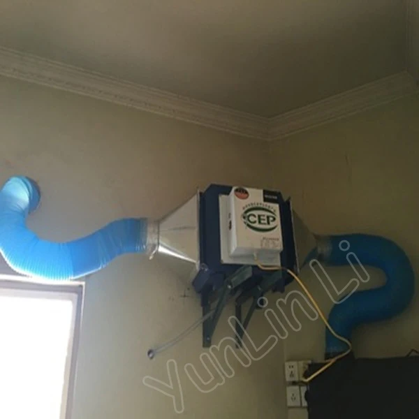 Cucina/Hotel Fumi Purificatore Elettrostatico Olio-Fumo Purificatore D'aria con A Basso Rumore Ad Alta Tasso di Purificazione 4000 Volume di Aria