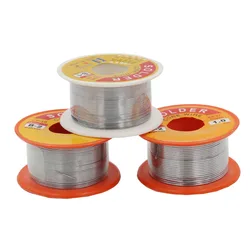 0.3/0.4/0.5/0.6/0.8/1Mm 2.0% ตะกั่วดีบุกตะกั่วดีบุกลวดดีบุกละลาย Rosin core Soldering Wire Roll